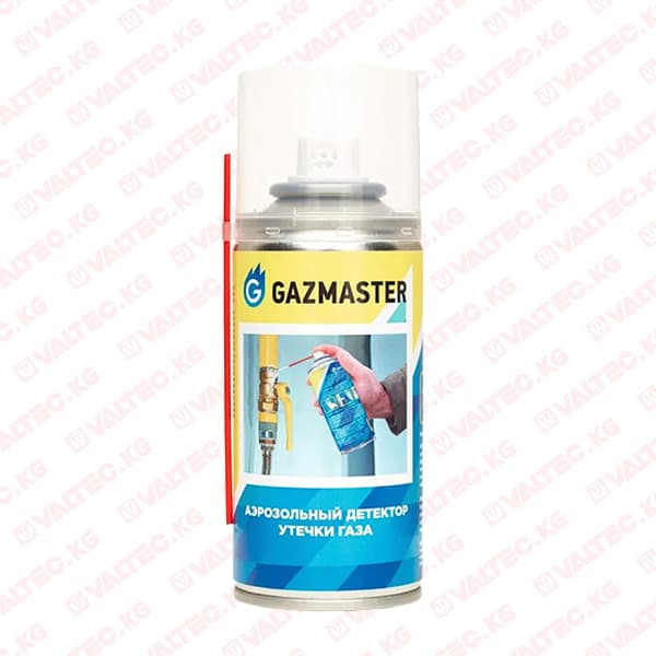 Аэрозольный детектор утечки газа "GAZMASTER", баллон 130 мл, Сантехмастер