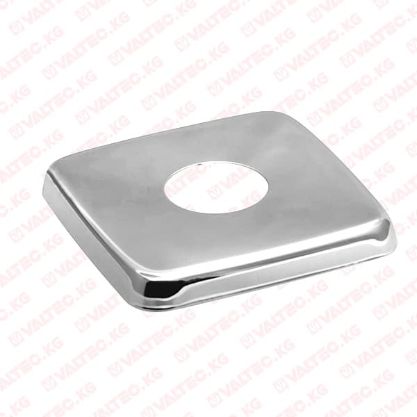 Чашка декоративная хромированная 1/2", (60х20х6мм) квадрат, Masterprof