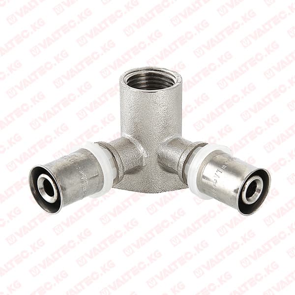 Водорозетка пресс проходная 16х1/2", Valtec