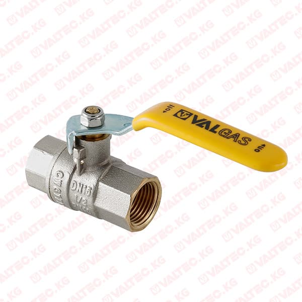 Газовый шаровой кран VALGAZ, стальная рукоятка вн -вн Valtec